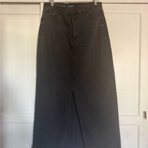 a.n.a Charcoal High-Rise Skirt